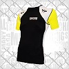 FIGHTERS - Rash Guard / Black-Yellow