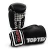 TOP TEN - Guantes de Boxeo FIGHT / Negro-Blanco