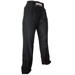 FIGHTERS - Pantaloni Kickboxing / Lycra / Nero / Large