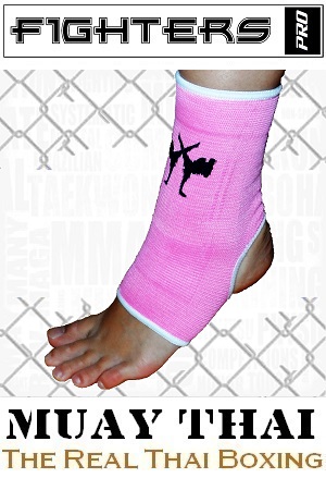 FIGHTERS - Knöchelschoner / Ankle Guard / Pink / Medium