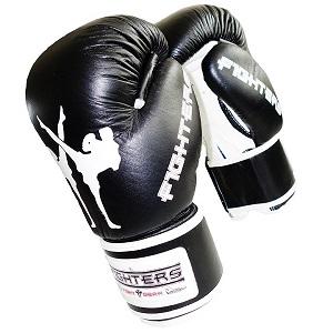FIGHTERS - Gants de boxe / Competition Pro / Noir / 10 oz