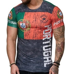 FIGHTERS - T-Shirt / Portugal  / Red-Green-Black / Small