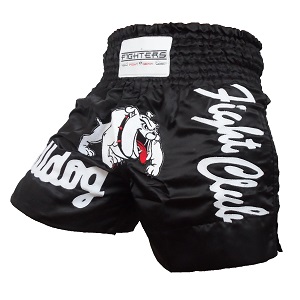 FIGHTERS - Muay Thai Shorts / Bulldog / Black / XXL