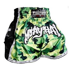 FIGHTERS - Pantalones Muay Thai / Elite Camuflaje / XXL