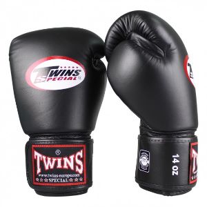 Twins - Gants de Boxe / BG-N / Noir / 12 oz