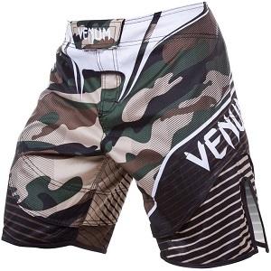 Venum - Fightshorts Pantalones cortos de MMA / Camo Hero / Verde-Marrón / Small