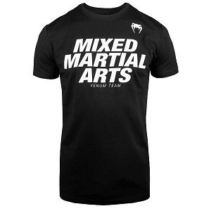 Venum - T-Shirt / MMA VT / Schwarz-Weiss / Large