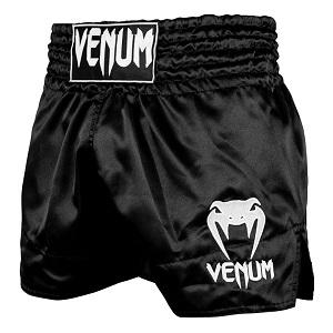 Venum - Pantaloncini di Fitness / Classic  / Nero-Bianco / XL